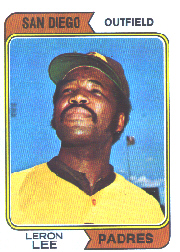 1974 Topps Baseball Cards      651     Leron Lee